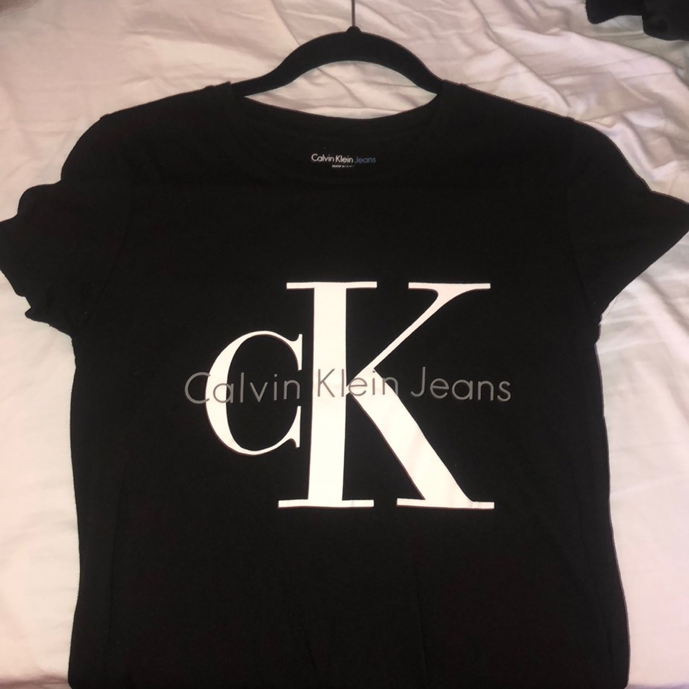 calvin klein crop top